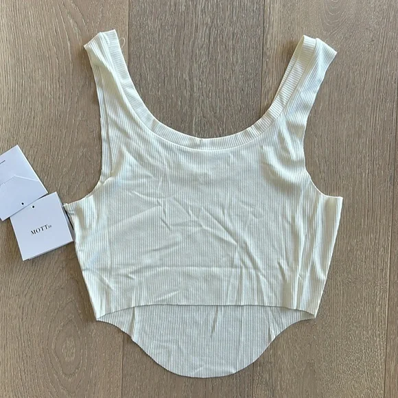 Mott50 Coolibar Isola Corset Tank in French Vanilla - Picture 8 of 8